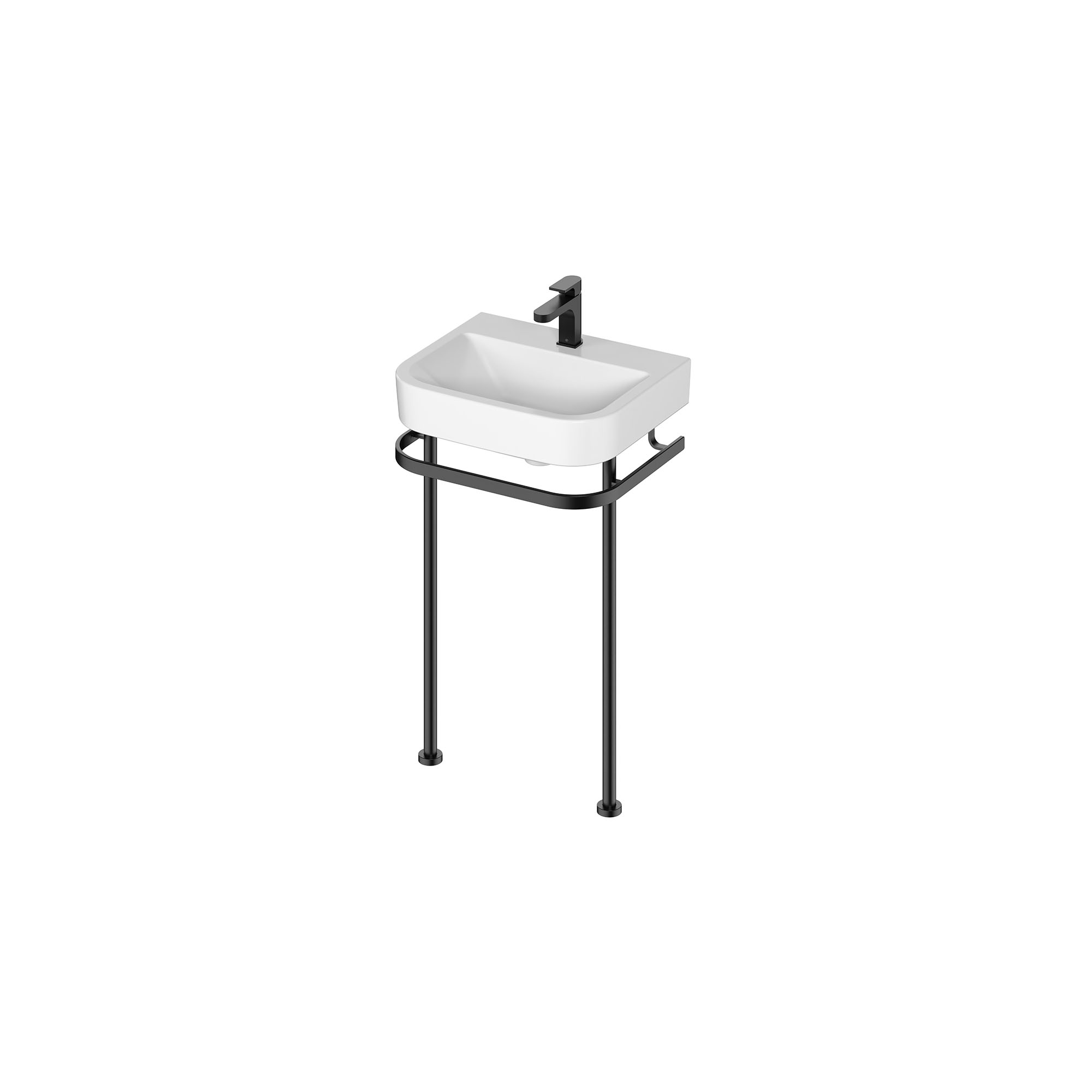 Equility Single Handle Bathroom Faucet with Lever Handle and Grid Drain